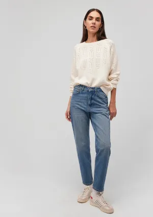 White Crewneck Sweater