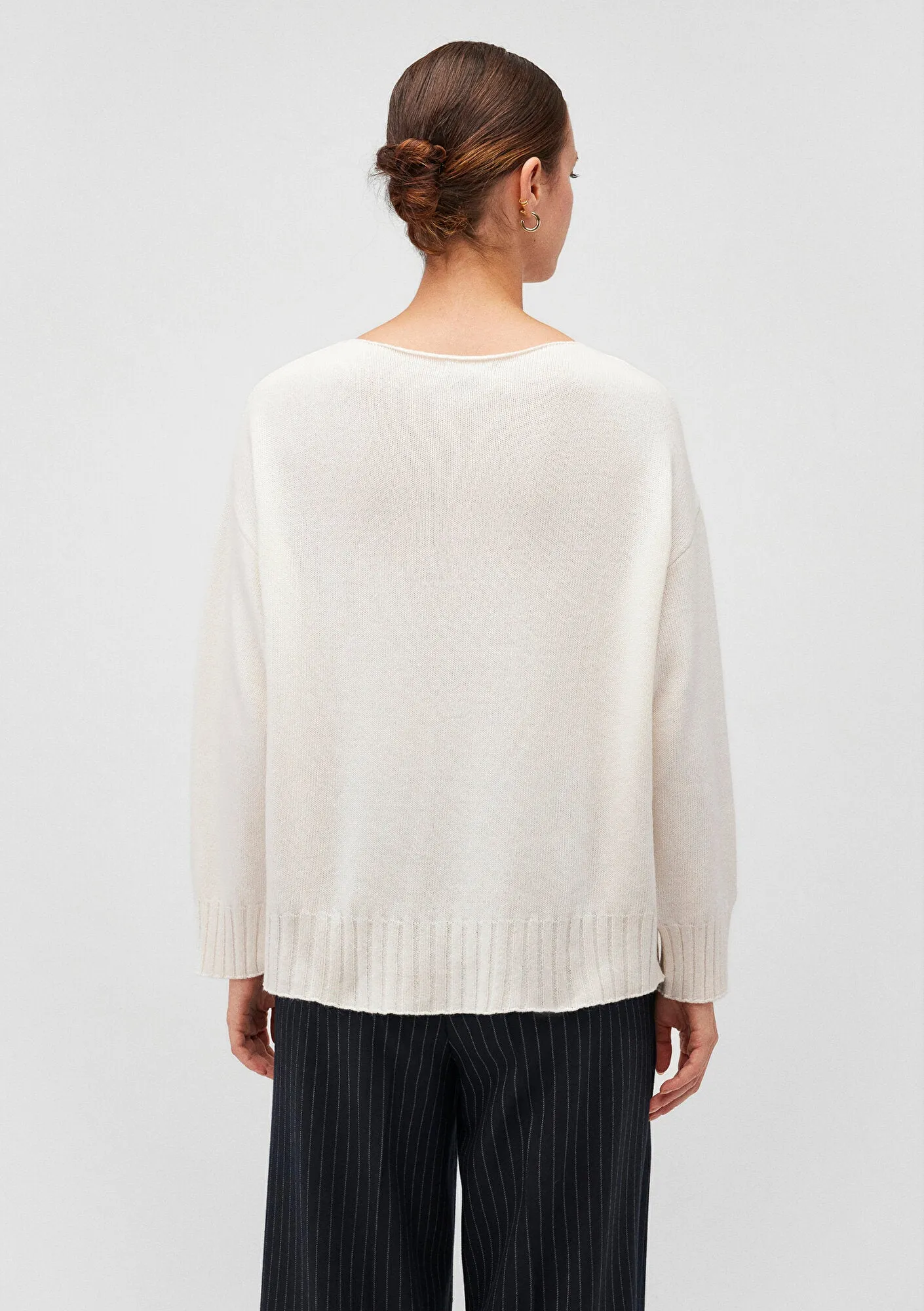 White Crewneck Sweater