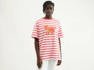 Women Striped Round Neck T-shirt