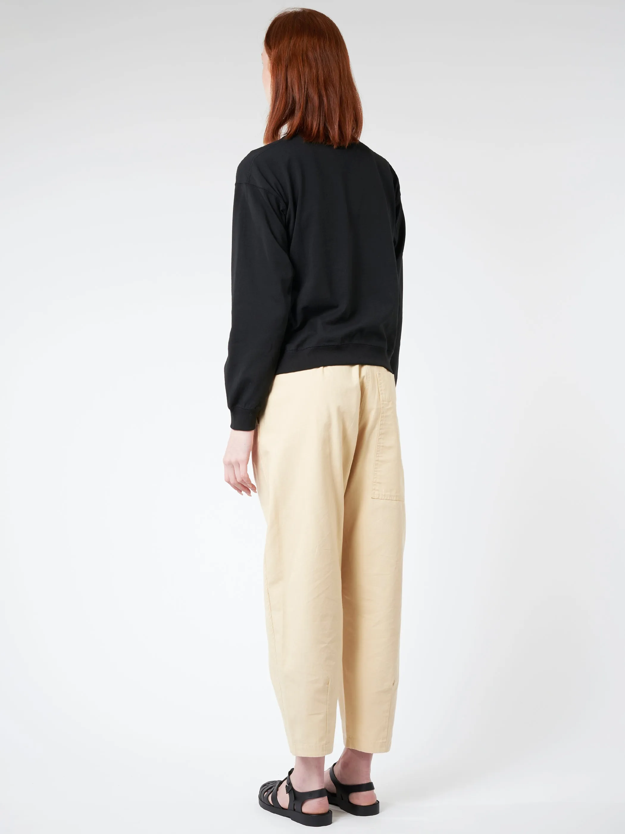 Women's Plain Long Sleeve T-Shirt Rib