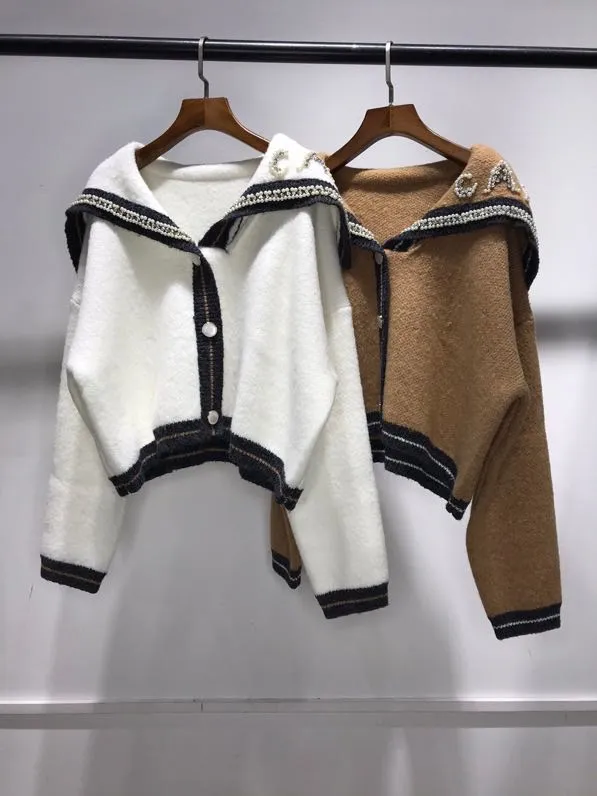 women's Sweaters Runway Luxury party style Clothing