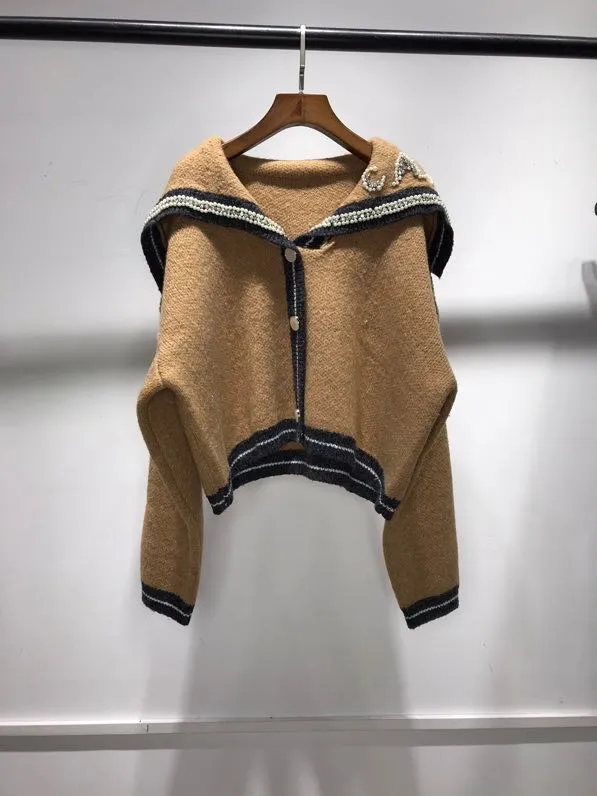 women's Sweaters Runway Luxury party style Clothing