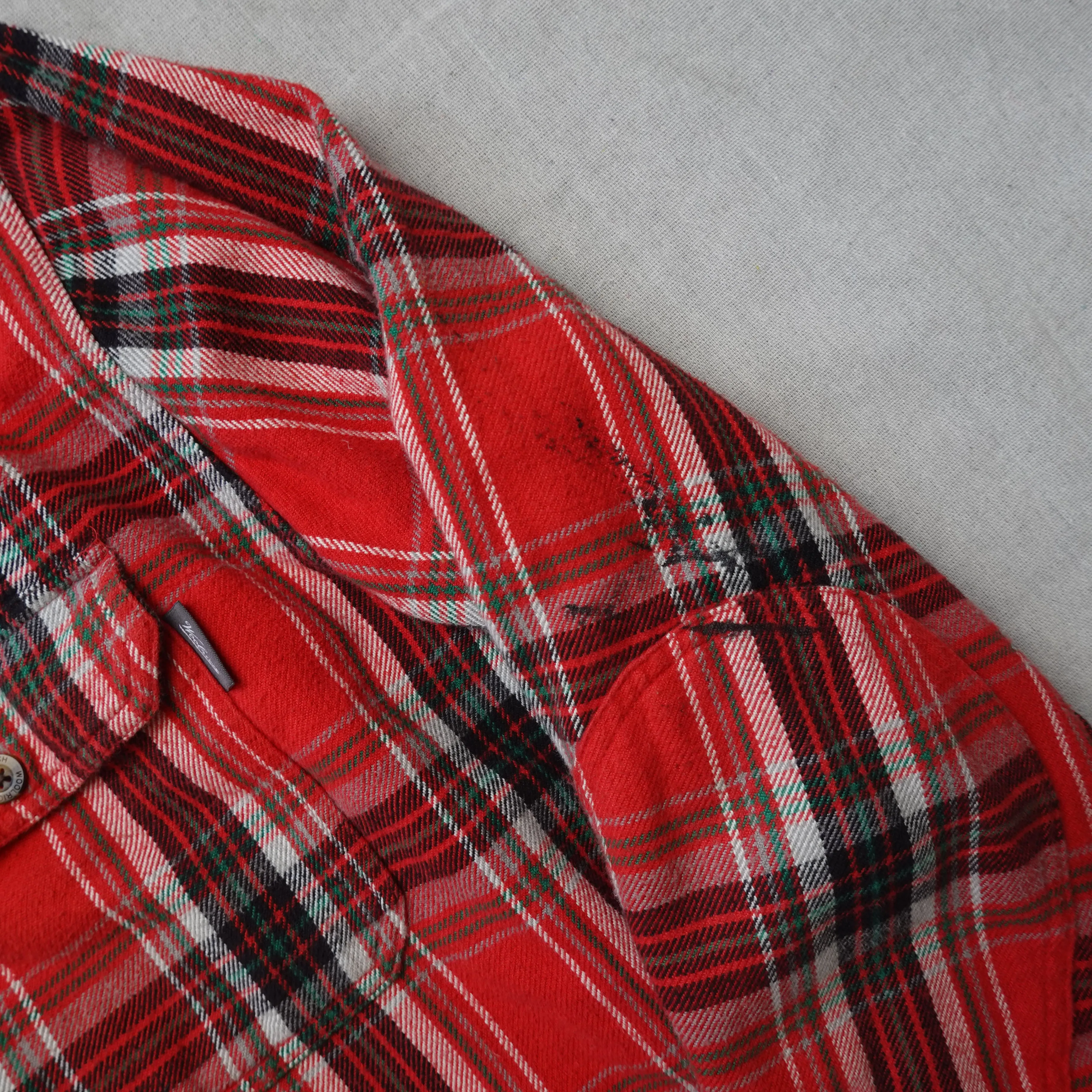 Woolrich Plaid Heavy Flannel - Size XL