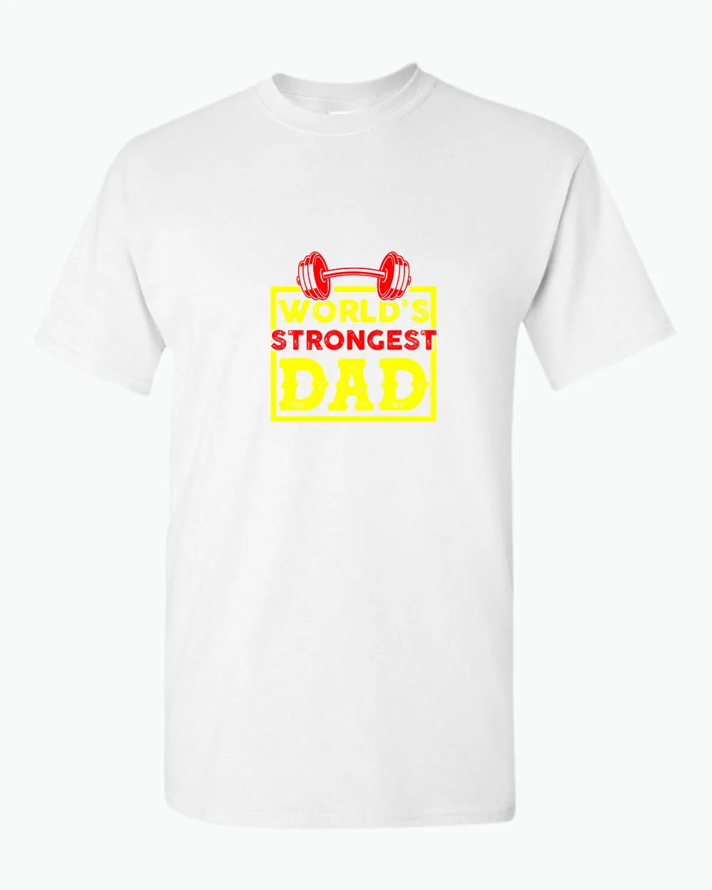 World's strongest dad, t-shirt gym dad t-shirt