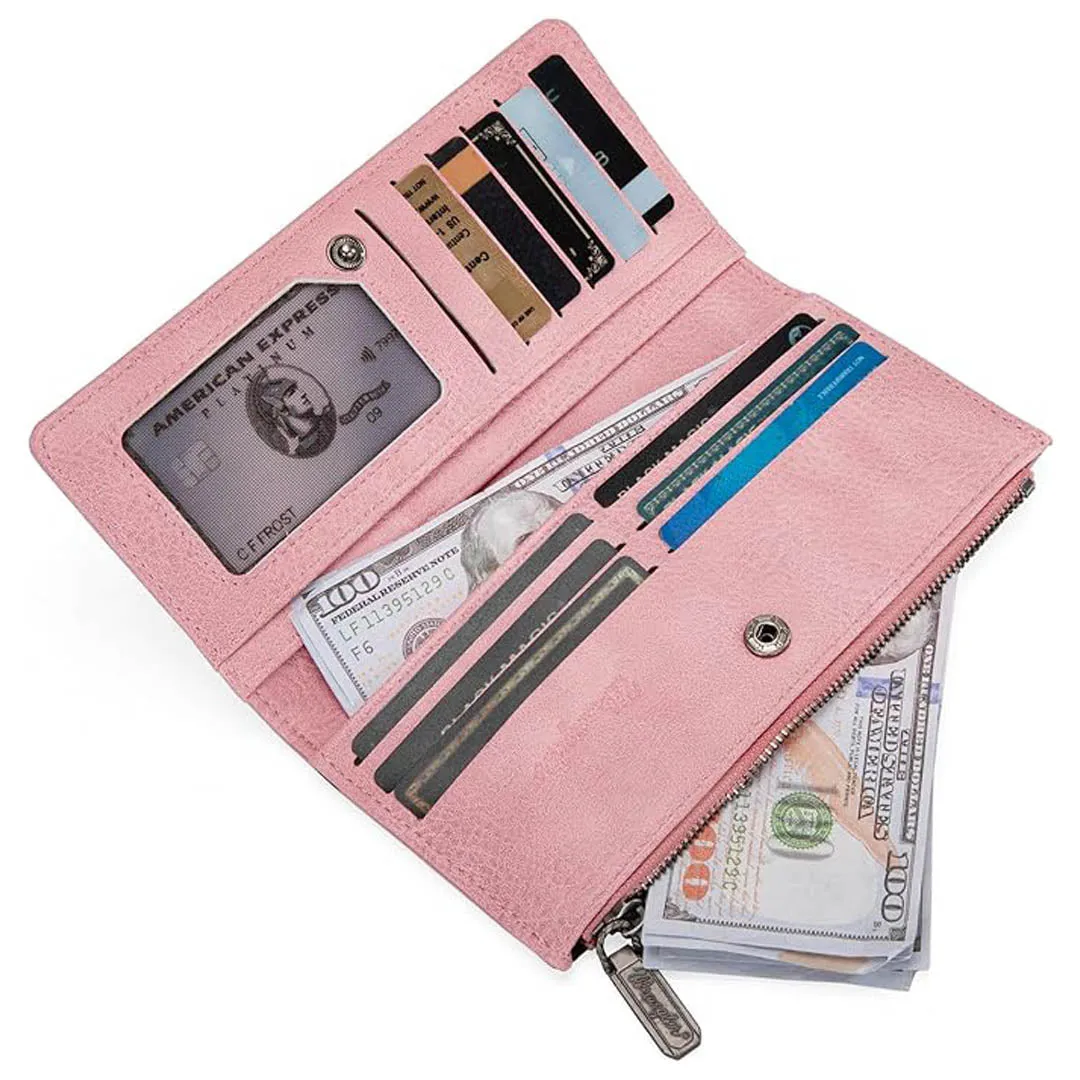 Wrangler Cow Print Bi-Fold Wallet