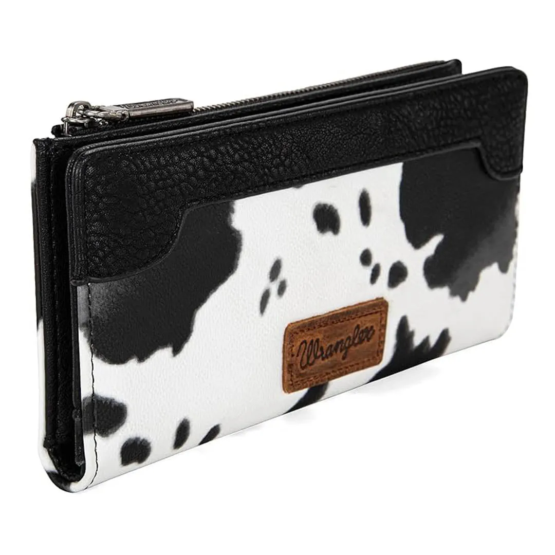 Wrangler Cow Print Bi-Fold Wallet