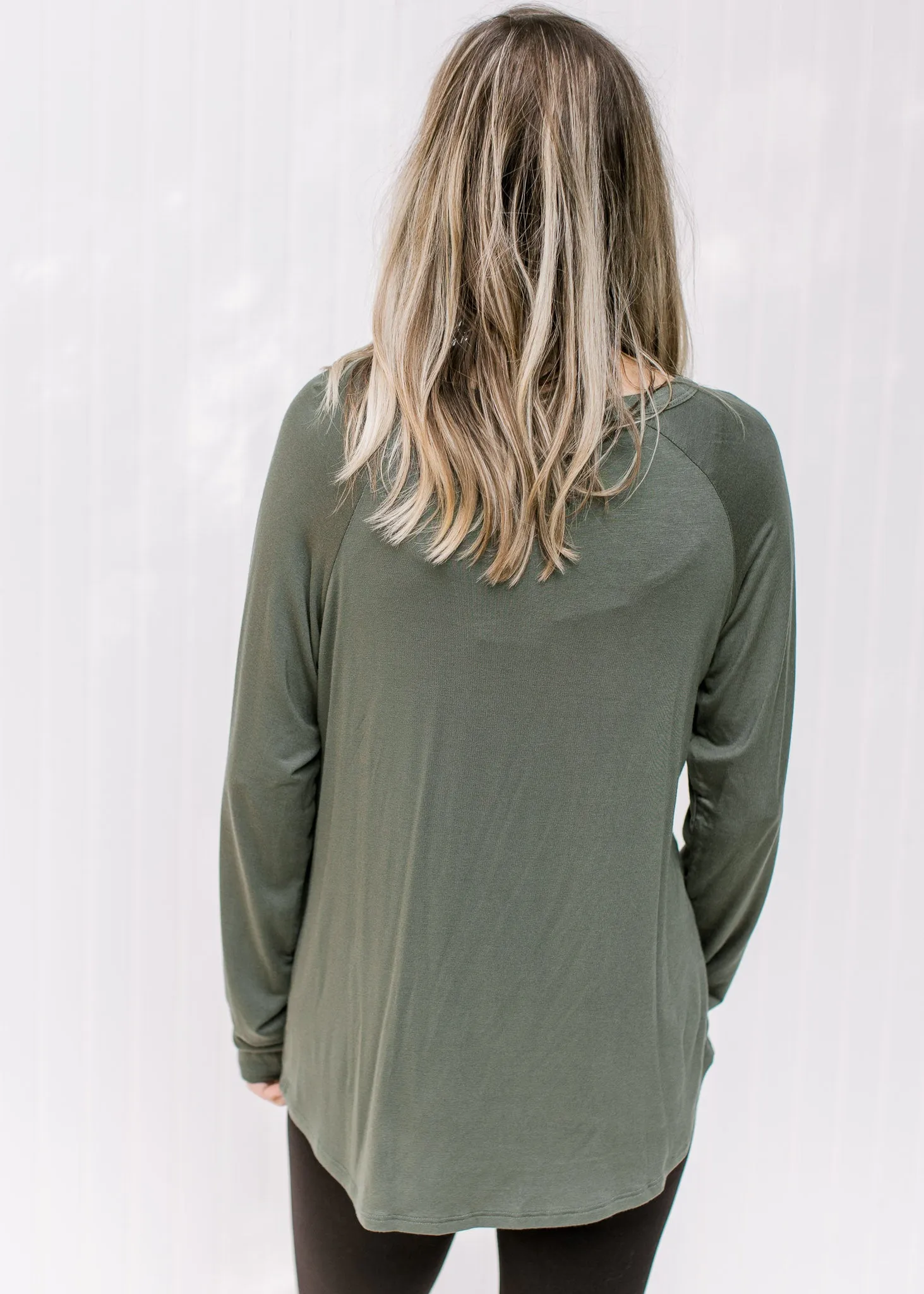 X Olive Bamboo Top