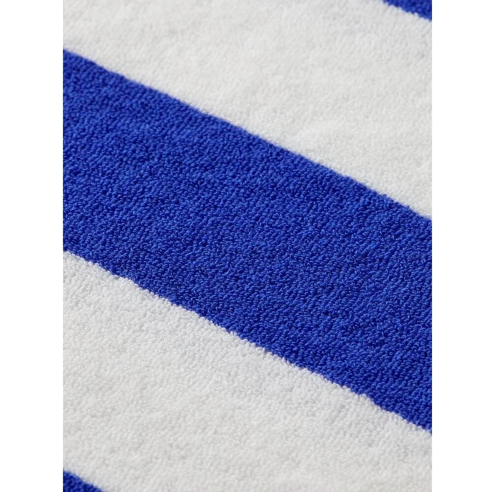 Yarn-Dyed Striped Towelling Polo