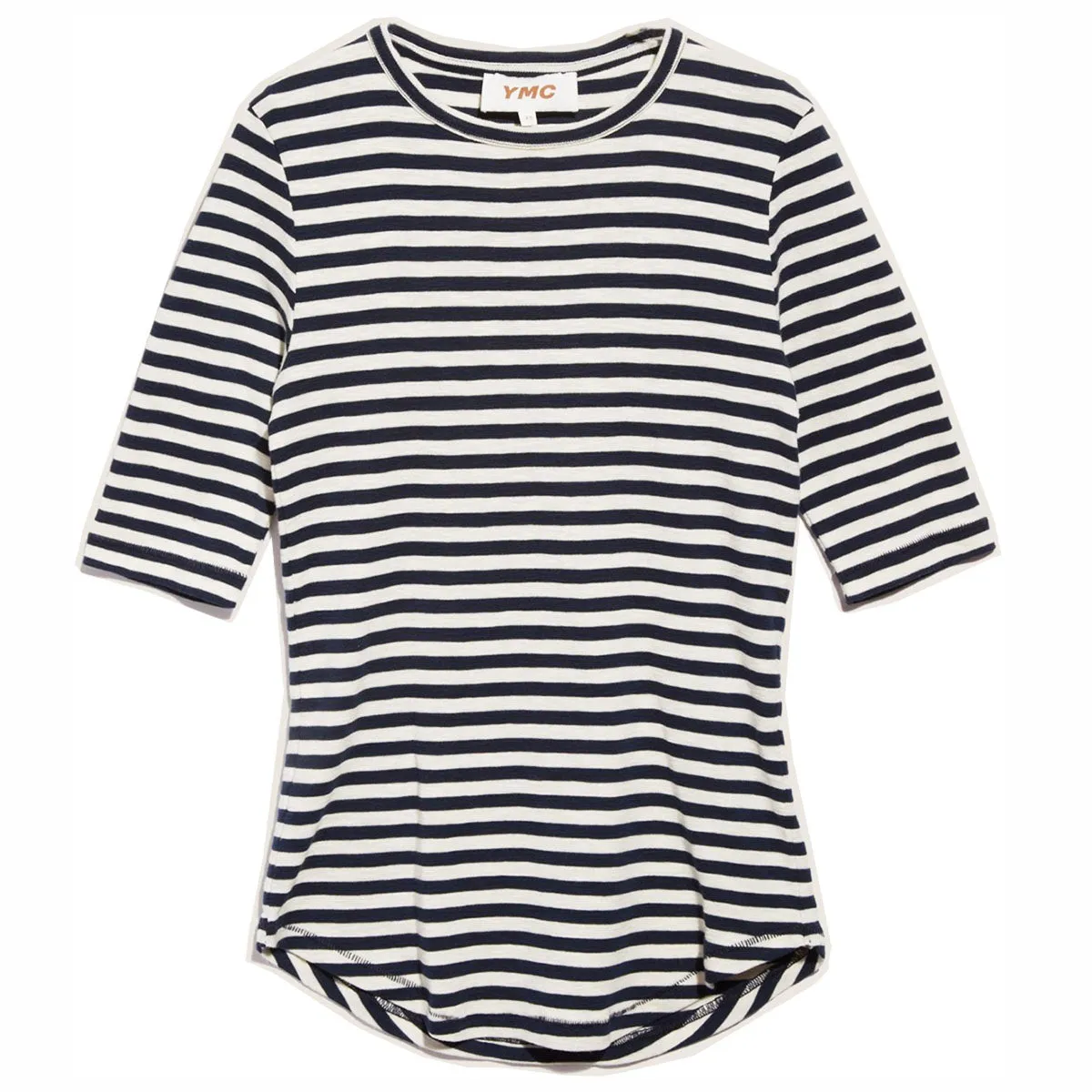 YMC Charlotte S/S Top Navy / White