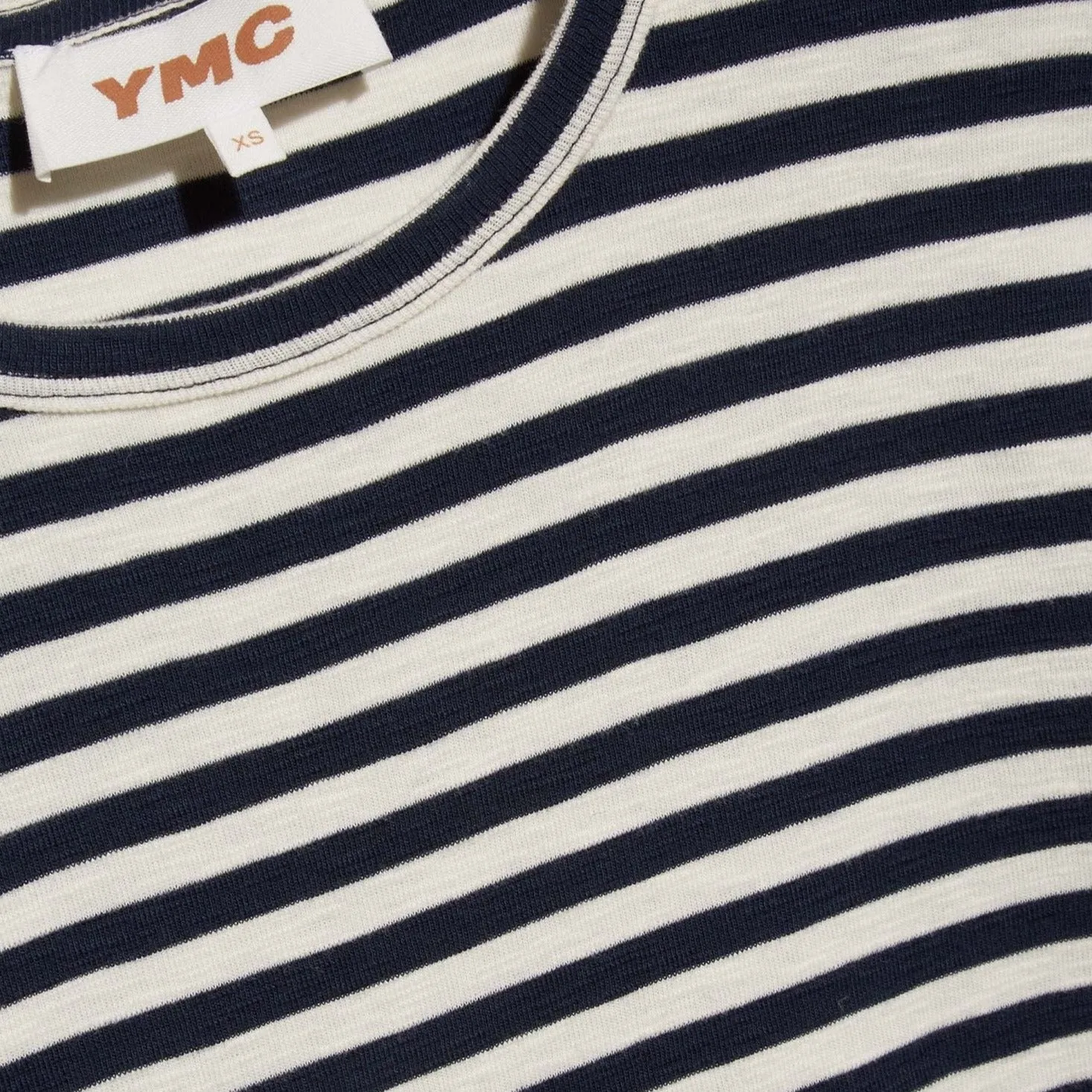 YMC Charlotte S/S Top Navy / White