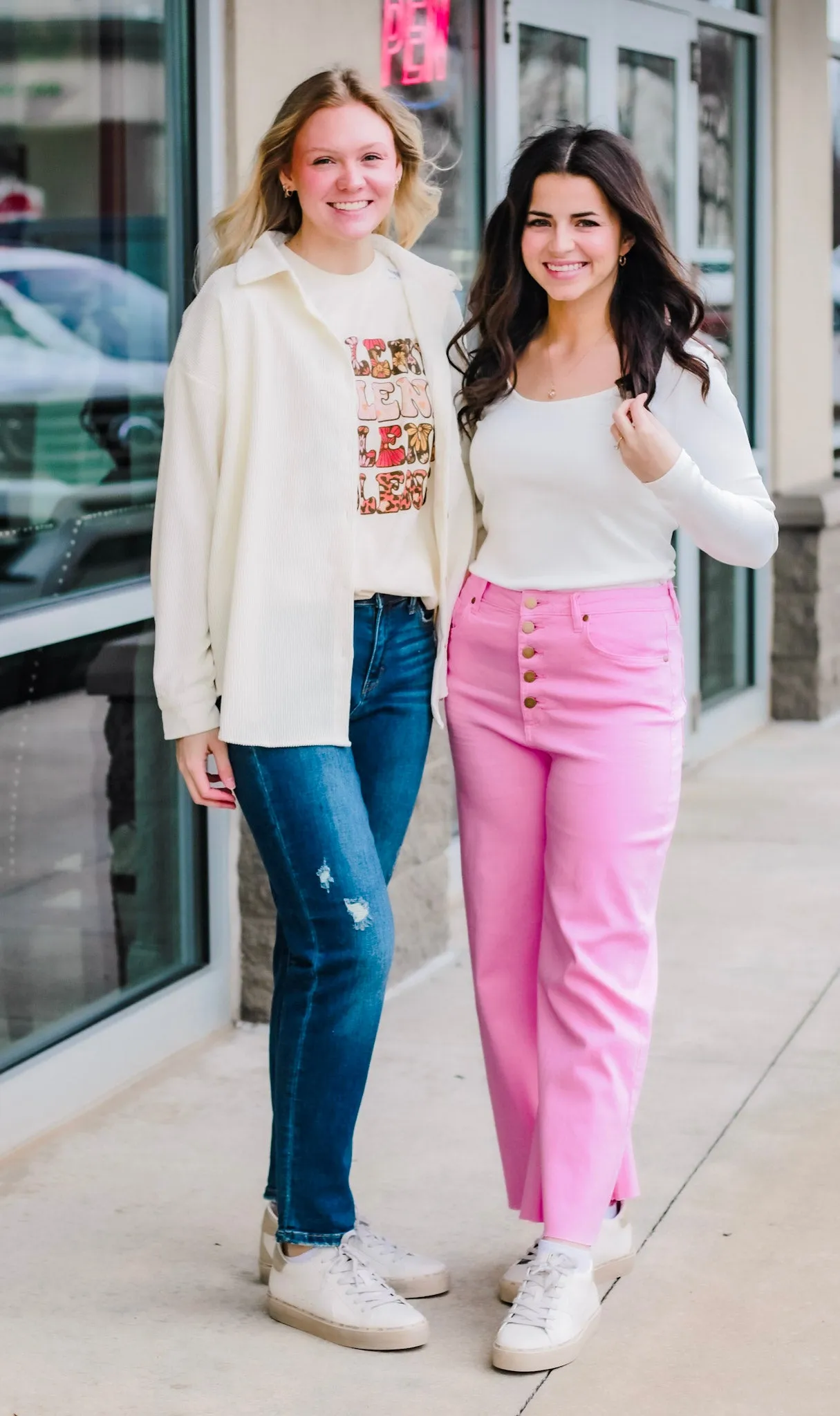 You Flatter Me Scoop Neck Top in White