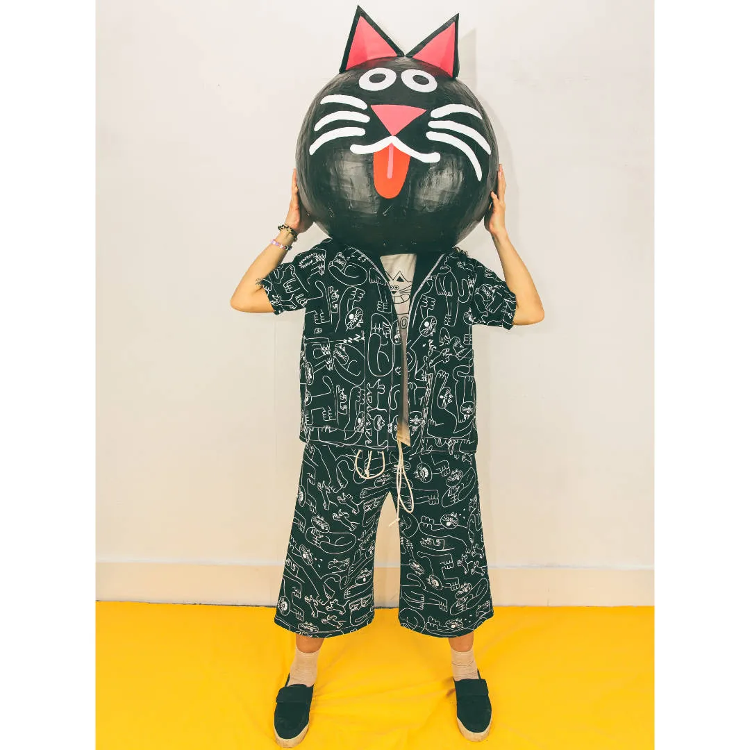 YUK FUN Dora Cat Suit in Black - MADE TO ORDER