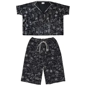 YUK FUN Dora Cat Suit in Black - MADE TO ORDER